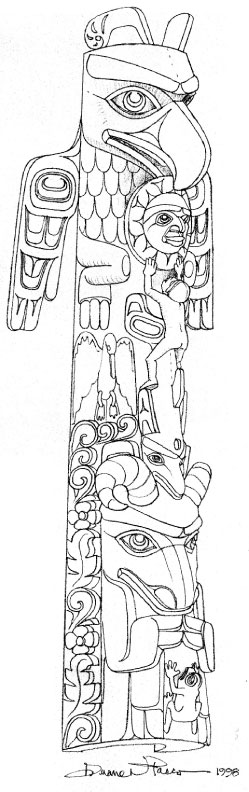 Crandall Family Totem Pole