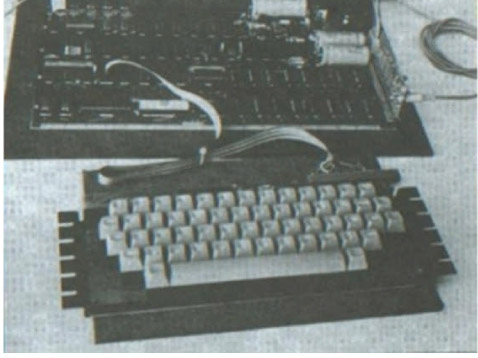 ‘Got the keyboard? Good one! I'm going to buy a lot and we will get them cheaper. The little board, oh yes, that's the cassette interface, only two chips, Woz invented it, runs at 1,200 baud. Great, you'll love it. The software is the Game of Life.’